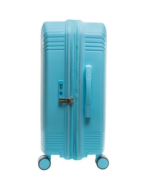 LIGHT POP 1 Trolley medio espandibile water blue - Trolley Rigidi
