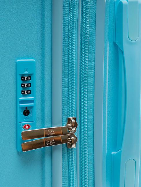 LIGHT POP 1 Trolley grande espandibile water blue - Trolley Rigidi