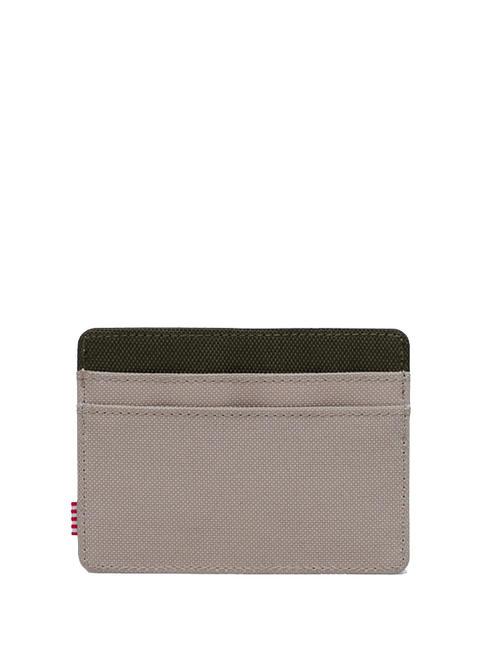 CHARLIE  Portacard piatto twill/ivy green - Portafogli Donna