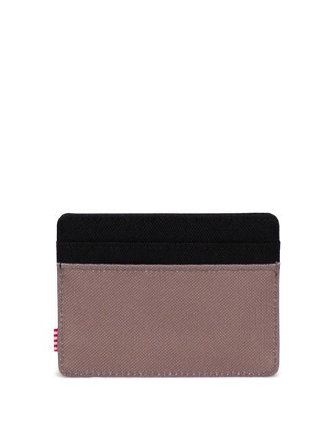CHARLIE  Portacard piatto taupe grey/black - Portafogli Donna