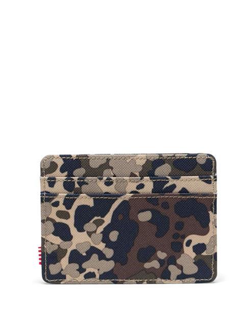 CHARLIE  Portacard piatto terrain camo - Portafogli Donna