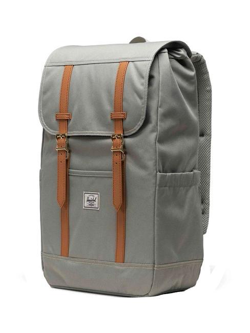 RETREAT Zaino porta pc 15,6" seagrass/white stitch - Zaini Scuola & Tempo Libero