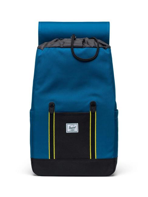 RETREAT Zaino porta pc 15,6" legion blue/black/evening primrose - Zaini Scuola & Tempo Libero