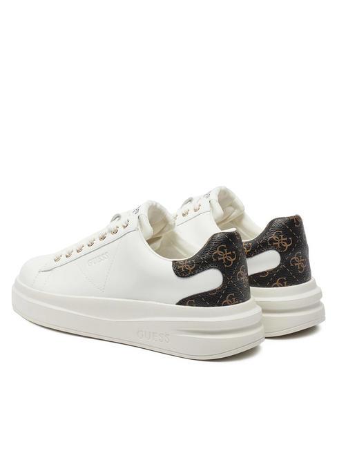 ELBINA  Sneakers white brown - Scarpe Donna