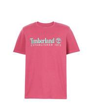TIMBERLAND ESTABILISHED 1973 T-shirt in cotone vivacious wb - T-shirt Uomo - 4