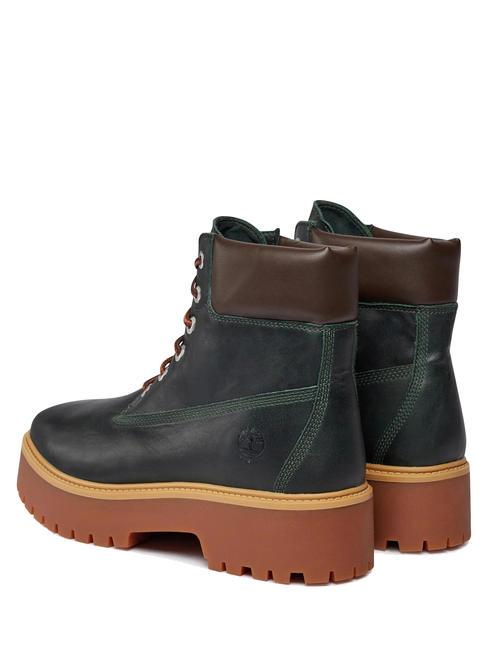 STONE STREET 6  Stivaletti alti in pelle scarab - Scarpe Donna