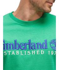 TIMBERLAND ESTABILISHED 1973 T-shirt in cotone celtic green wb - T-shirt Uomo - 3