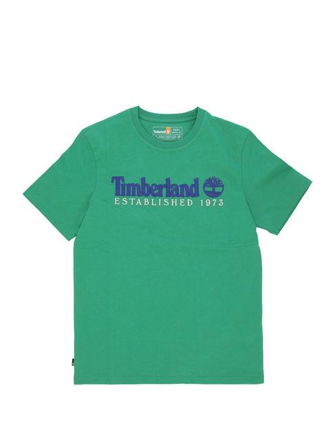 ESTABILISHED 1973 T-shirt in cotone celtic green wb - T-shirt Uomo