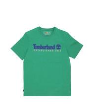 TIMBERLAND ESTABILISHED 1973 T-shirt in cotone celtic green wb - T-shirt Uomo - 4