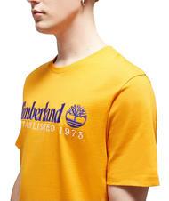 TIMBERLAND ESTABILISHED 1973 T-shirt in cotone dark cheddar wb - T-shirt Uomo - 3