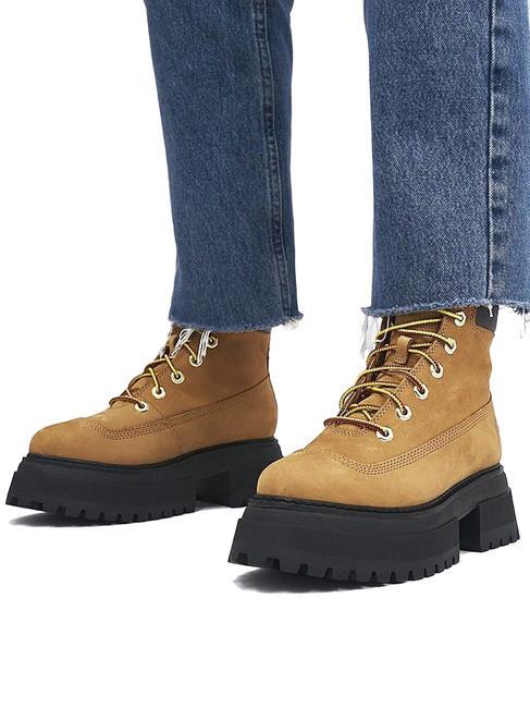 SKY 6 INCH Stivaletti alti in pelle wheat - Scarpe Donna