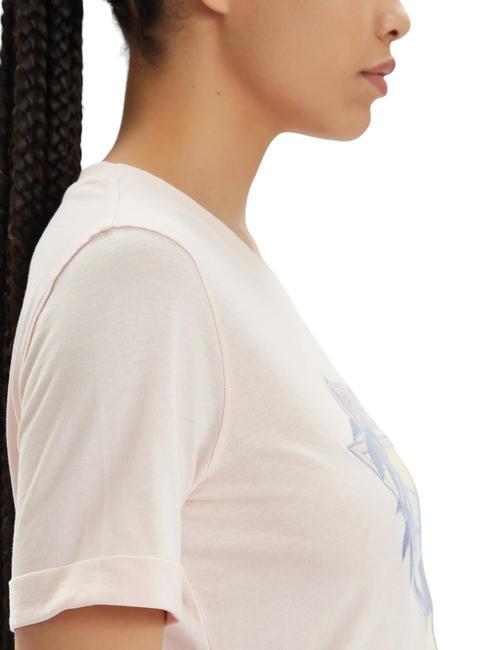 BEACH TRIANGLE T-shirt in cotone wanna be pink - T-shirt e Top Donna