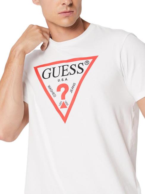 TRI LOGO T-shirt in cotone purwhite - T-shirt Uomo