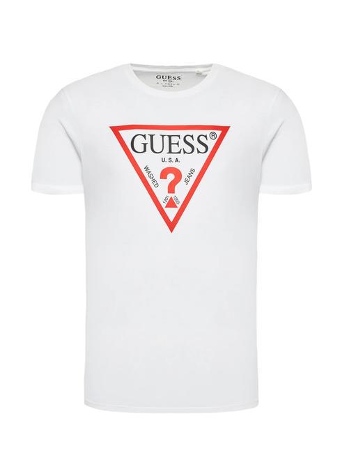 TRI LOGO T-shirt in cotone purwhite - T-shirt Uomo