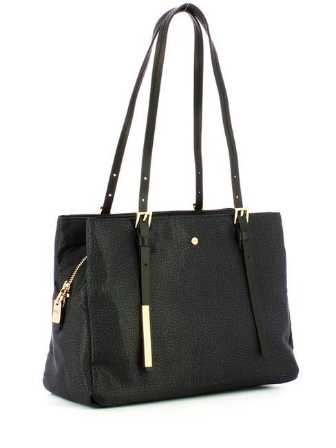 L'ECOLE NYLON Shopper a spalla, con tracolla dark black - Borse Donna