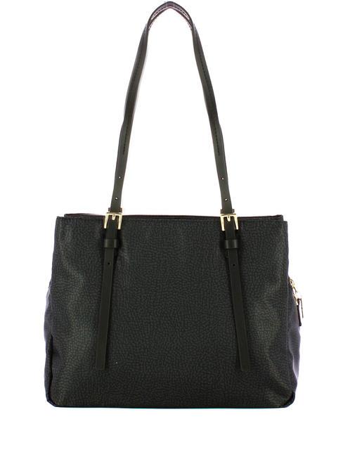 L'ECOLE NYLON Shopper a spalla, con tracolla dark black - Borse Donna