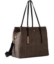 BORBONESE L'ECOLE NYLON  Borsa a spalla, con tracolla OP/NATURALE/NERO - Borse Donna - 2