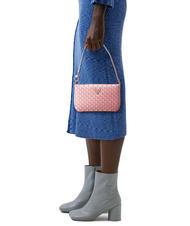 GUESS TWILLER Mini borsa a spalla intrecciata pale pink - Borse Donna - 5