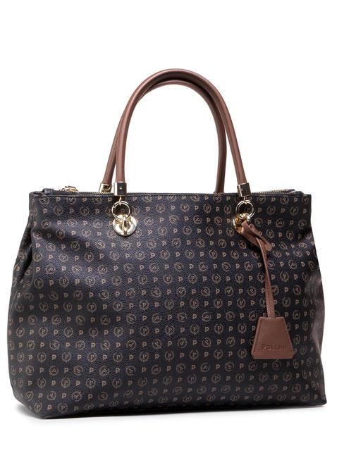 HERITAGE  Borsa con tracolla nero marrone - Borse Donna