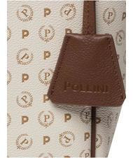 POLLINI HERITAGE Borsa a spalla, trasformabile avorio/marrone - Borse Donna - 3