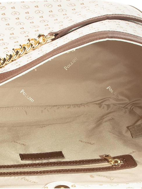 HERITAGE Borsa a spalla, trasformabile avorio/marrone - Borse Donna