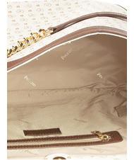 POLLINI HERITAGE Borsa a spalla, trasformabile avorio/marrone - Borse Donna - 4