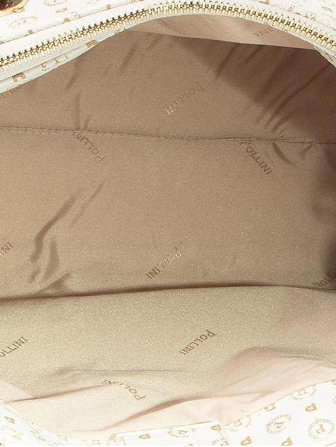 HERITAGE  Borsa con tracolla avorio/marrone - Borse Donna