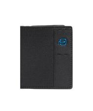 PIQUADRO P16 Portafoglio chevron nero - Portafogli Uomo - 4