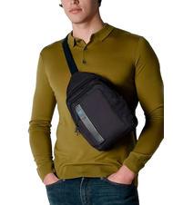 PIQUADRO P16 Borsello zaino monospalla chevron nero - Zaini da lavoro porta PC - 4