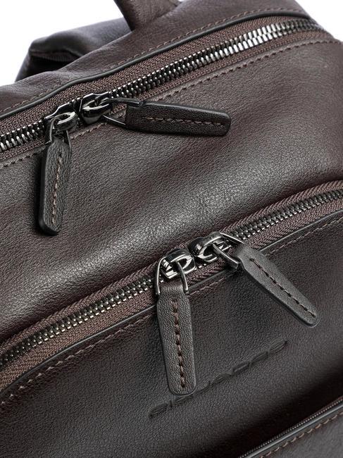 BLACK SQUARE Zaino porta PC 14" in pelle moro - Zaini da lavoro porta PC