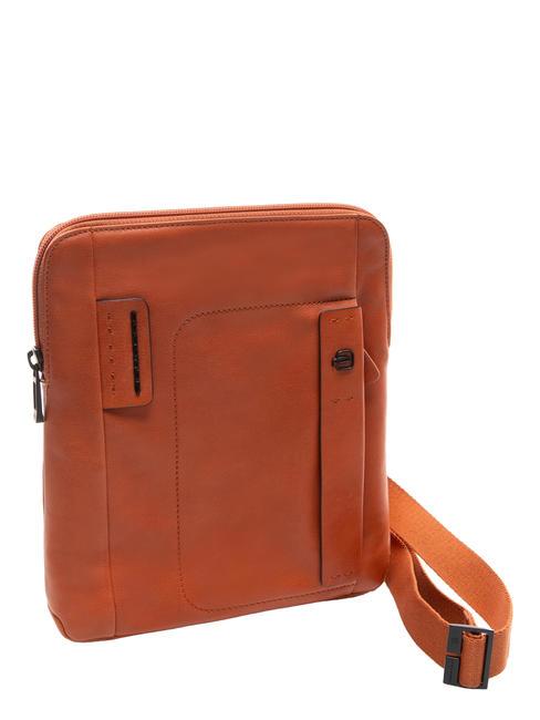 CAMPIONARIO - X18 Borsello in pelle arancio2 - Tracolle Uomo