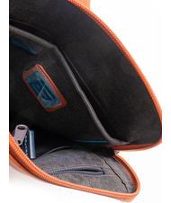 PIQUADRO CAMPIONARIO - X18 Borsello in pelle arancio2 - Tracolle Uomo - 4