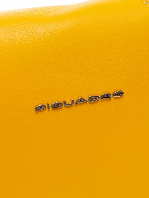 CAMPIONARIO - MUSE Mini bag a spalla in pelle con tracolla Giallo - Borse Donna