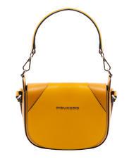 PIQUADRO CAMPIONARIO - MUSE Mini bag a spalla in pelle con tracolla Giallo - Borse Donna - 5