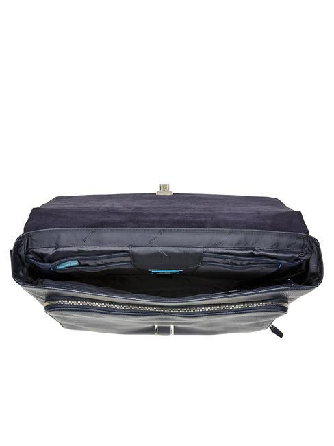 CAMPIONARIO - MODUS Cartella espandibile in pelle porta pc 15"  blu - Cartelle Lavoro