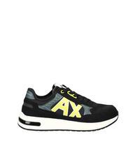 ARMANI EXCHANGE DUSSELDORF Sneakers Uomo black+grey+yellow - Scarpe Uomo - 2
