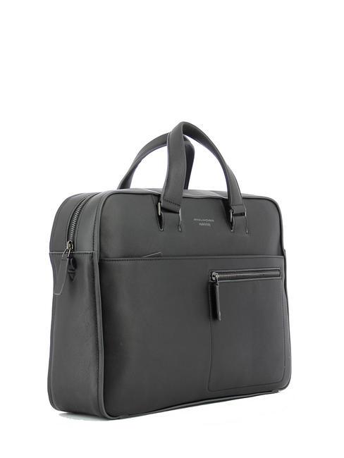 CAMPIONARIO - DAVID Cartella porta PC 15,6", in pelle nero - Cartelle Lavoro
