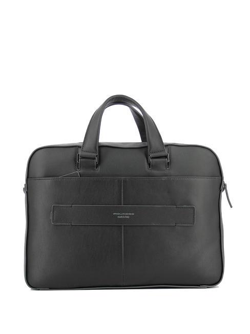 CAMPIONARIO - DAVID Cartella porta PC 15,6", in pelle nero - Cartelle Lavoro