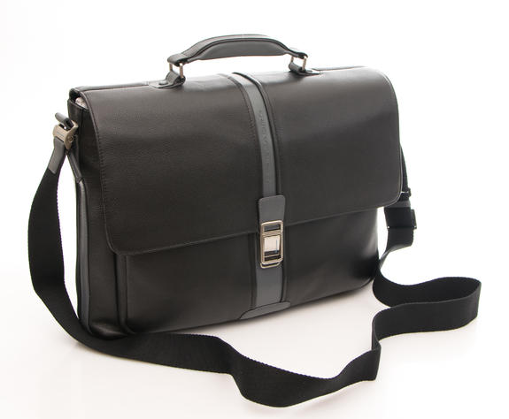 CAMPIONARIO - X1 Cartella porta PC 15.6" nero grigio - Cartelle Lavoro