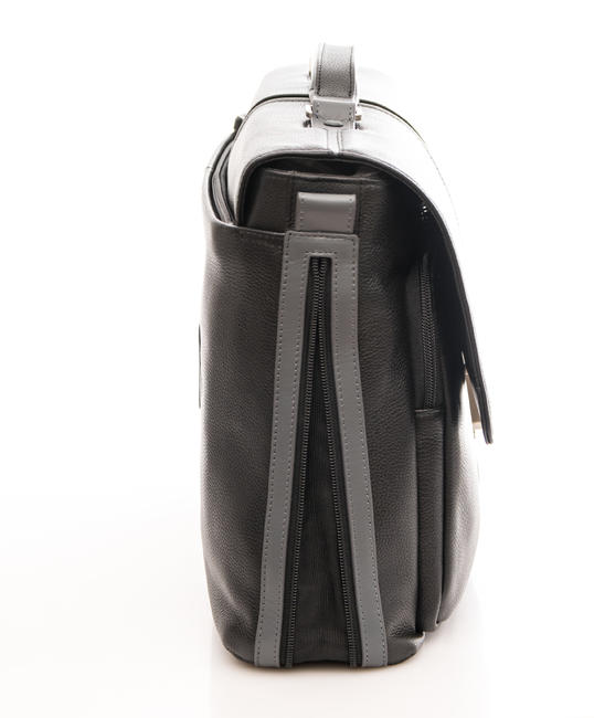 CAMPIONARIO - X1 Cartella porta PC 15.6" nero grigio - Cartelle Lavoro