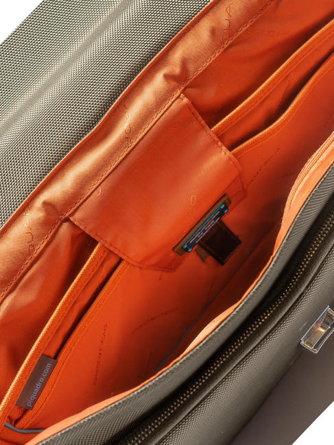 CAMPIONARIO - LINK 2 Cartella porta PC 13", espandibile verde - Cartelle Lavoro