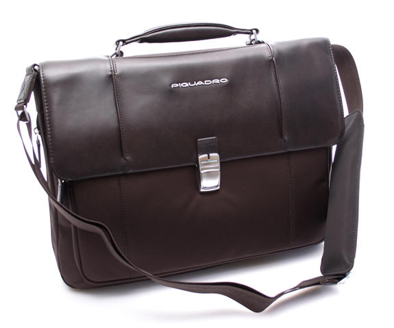 CAMPIONARIO - LINK 2 Cartella porta PC 13", espandibile moro - Cartelle Lavoro