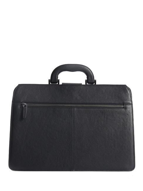 CAMPIONARIO - BLACK SQUARE Doctor Bag in pelle, porta PC 13" nero - Cartelle Lavoro