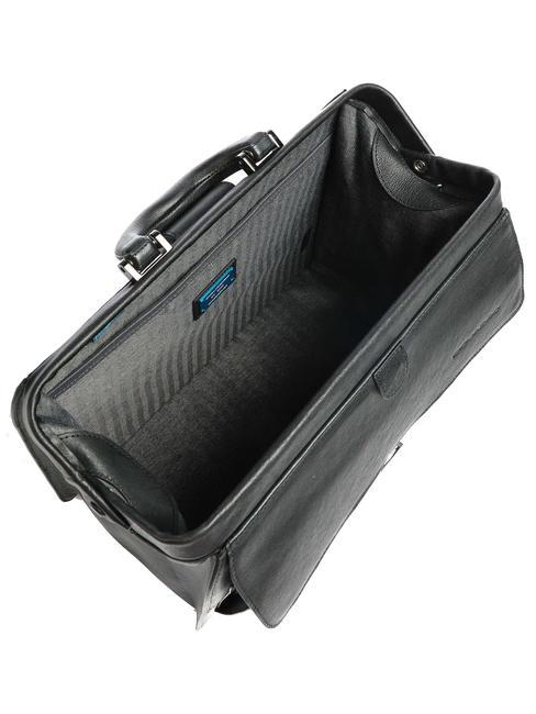CAMPIONARIO - BLACK SQUARE Doctor Bag in pelle, porta PC 13" nero - Cartelle Lavoro