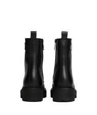 TOMMY HILFIGER TOMMY JEANS Urban Lace Up Stivaletti in pelle NERO - Scarpe Donna - 3