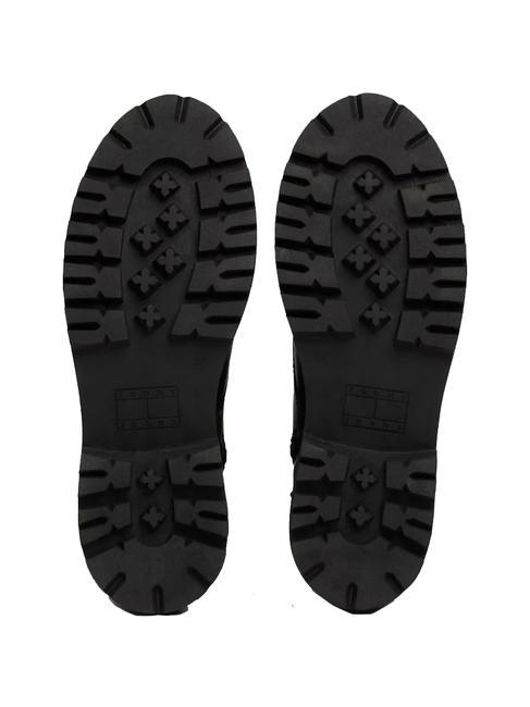 TOMMY JEANS Urban Lace Up Stivaletti in pelle NERO - Scarpe Donna