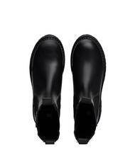 TOMMY HILFIGER TOMMY JEANS Urban Chelsea Stivaletti in pelle NERO - Scarpe Donna - 4