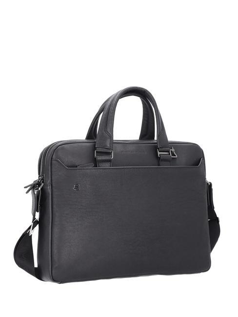 CAMPIONARIO - BLACK SQUARE Cartella in pelle porta pc 15.6" nero - Cartelle Lavoro