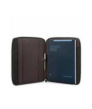 PIQUADRO CAMPIONARIO - BLACK SQUARE Portablocco A4 in pelle - Porta tablet & Organizer