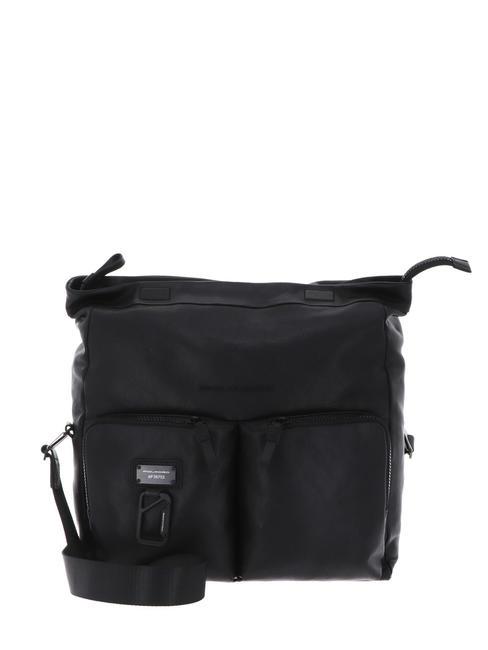 CAMPIONARIO - HARPER  Messenger porta PC 13", in pelle Nero - Cartelle Lavoro